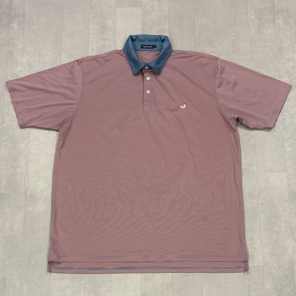 Southern Marsh Athletic Striped Polo - Picture 2 of 4